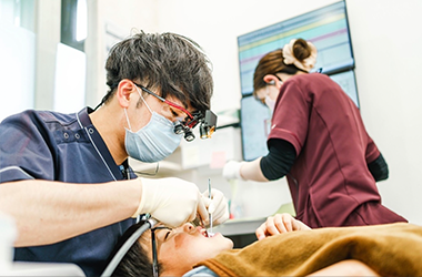 お子さんの治療風景